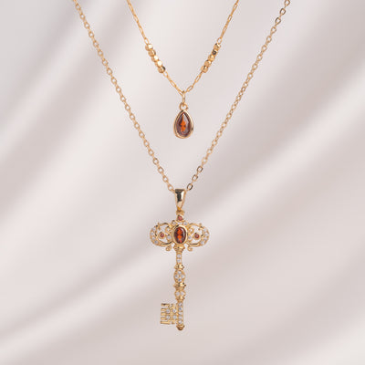 Cerise Layered Necklace